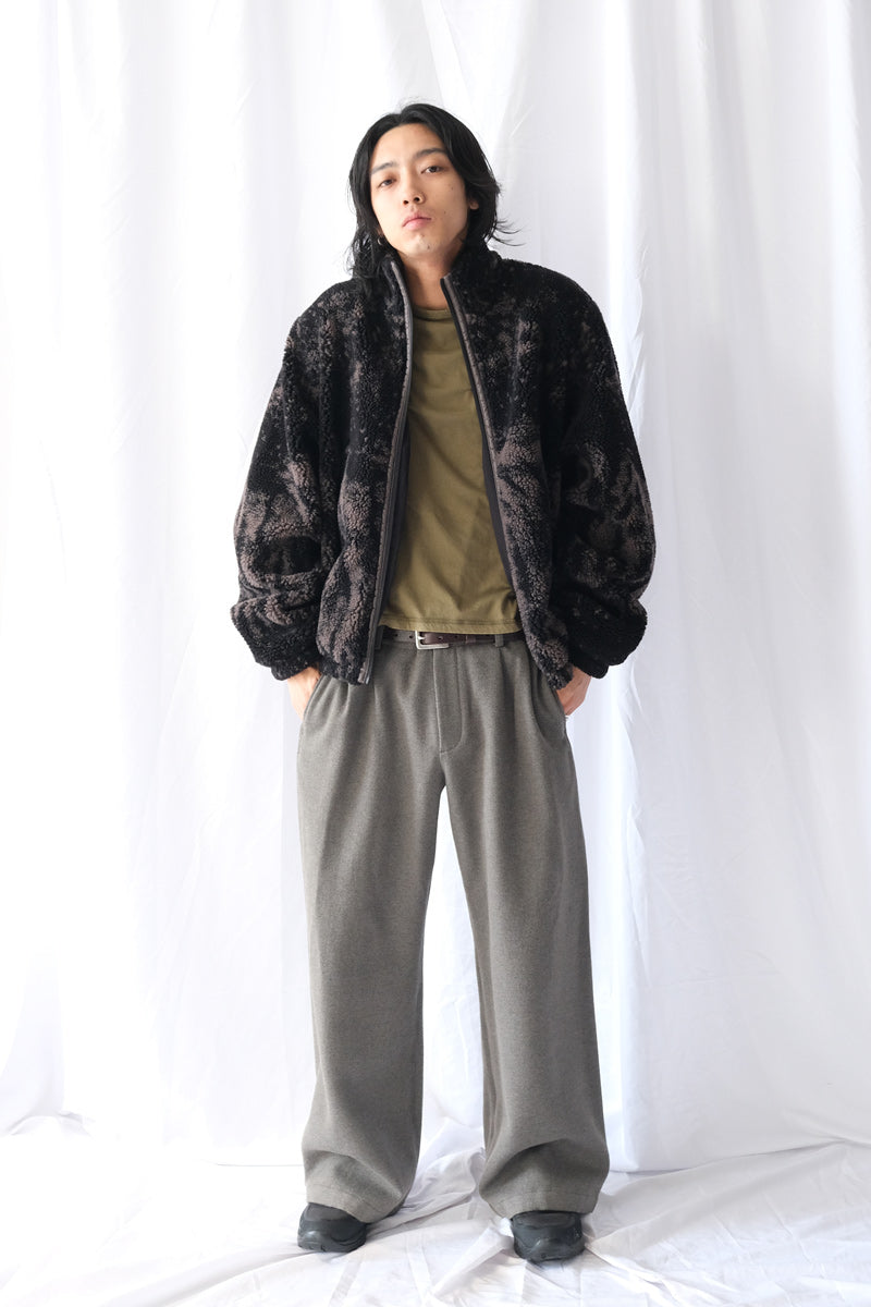 EWE FURRY JACKET / FUZZY DARK BROWN