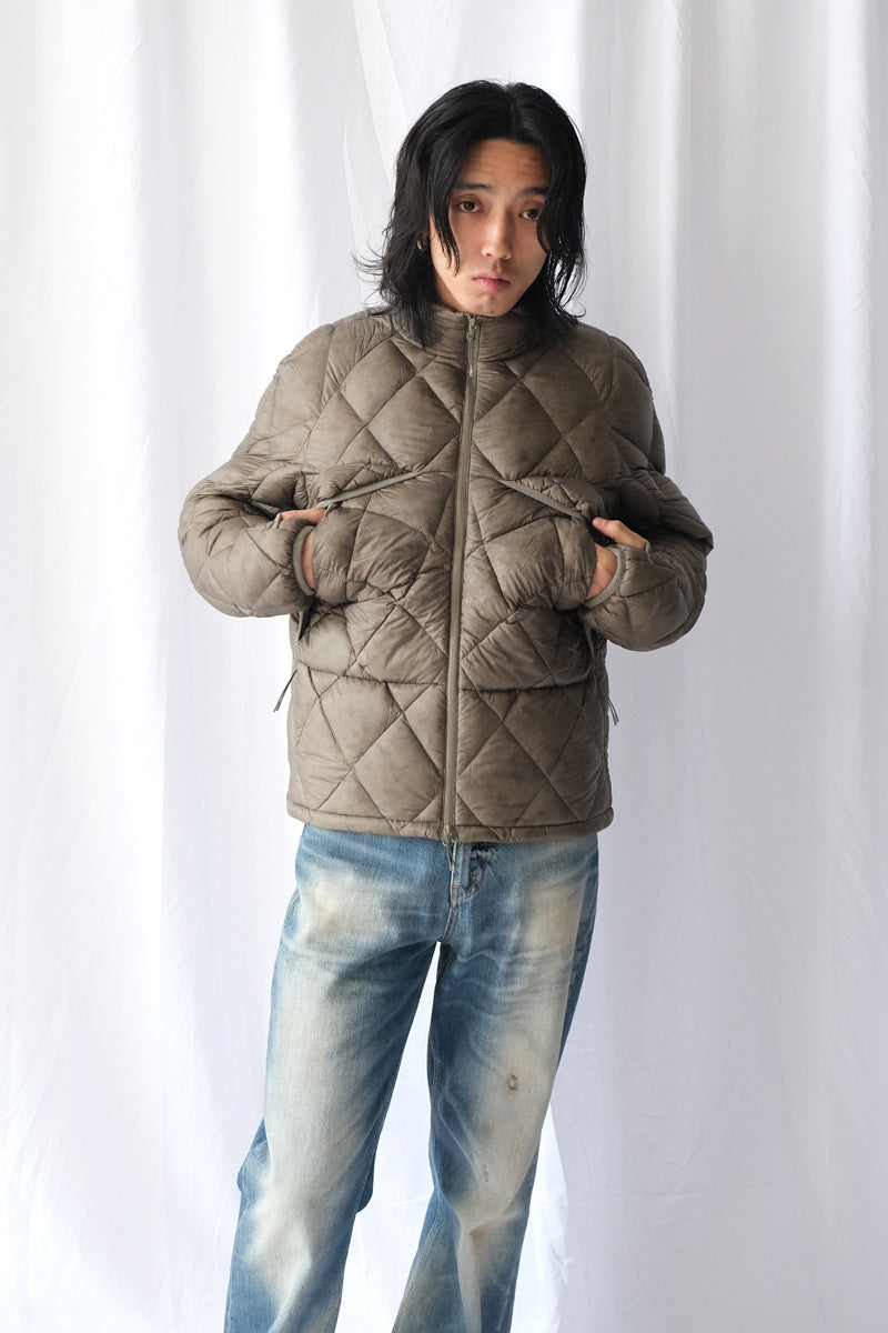 NUNA 800 FILL POWER HOODED DOWN JACKET / SAGE GREEN