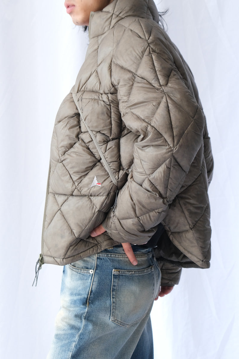 NUNA 800 FILL POWER HOODED DOWN JACKET / SAGE GREEN