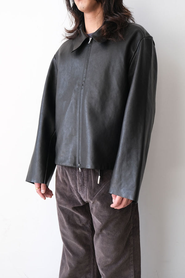 S15 NO.285 LEATHER POCKET JACKET / BLACK [金沢店][26AW入荷予定]