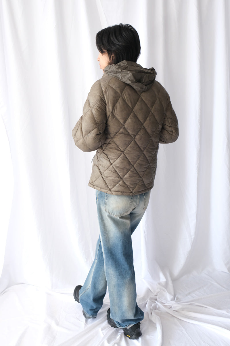NUNA 800 FILL POWER HOODED DOWN JACKET / SAGE GREEN