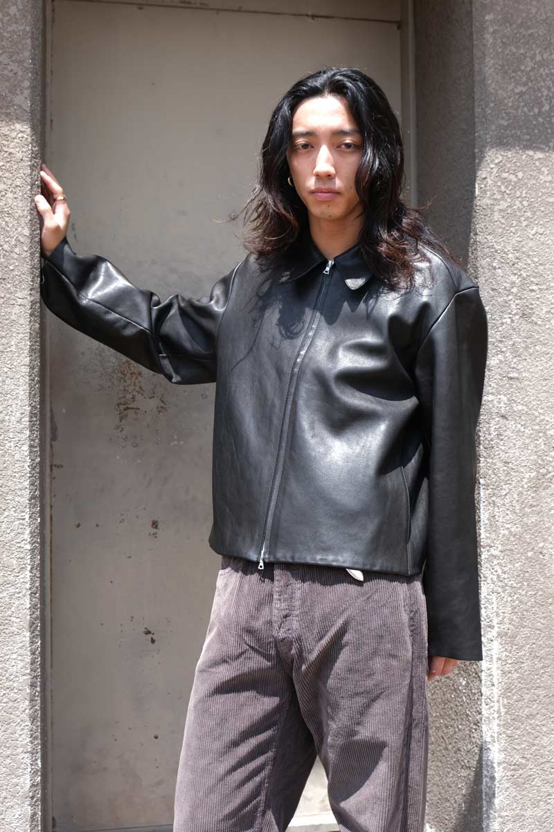 S17 NO.285 LEATHER POCKET JACKET / BLACK [가나자와점]