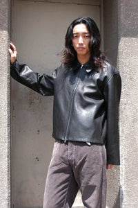 S17 NO.285 LEATHER POCKET JACKET / BLACK [金沢店]