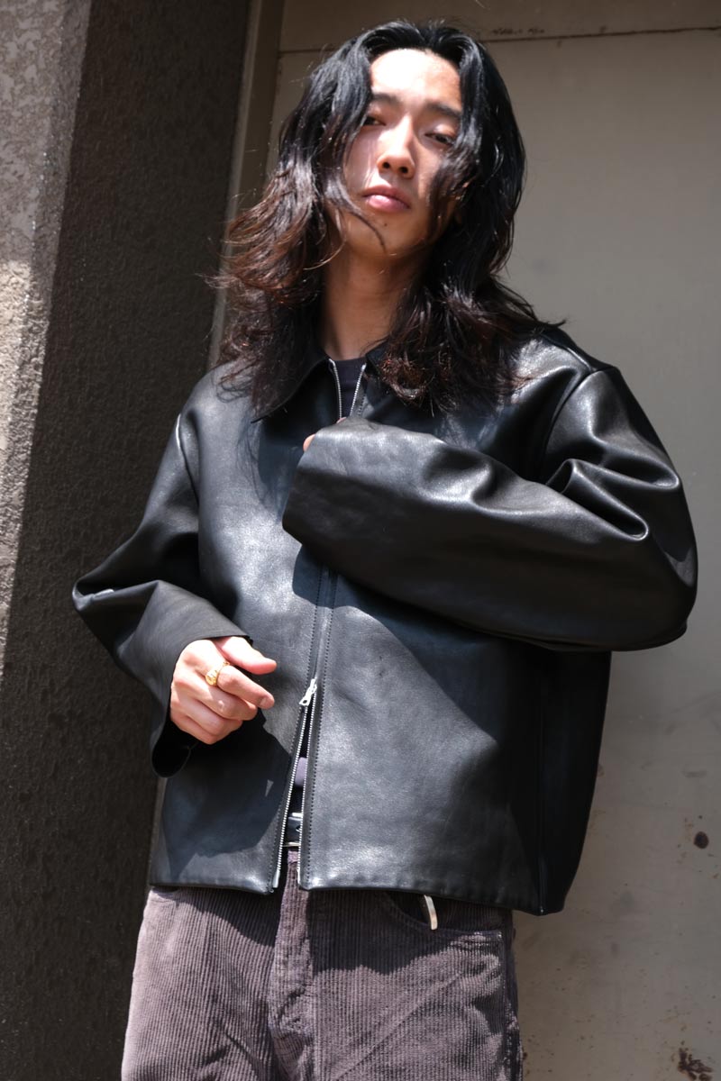 S17 NO.285 LEATHER POCKET JACKET / BLACK [金沢店]