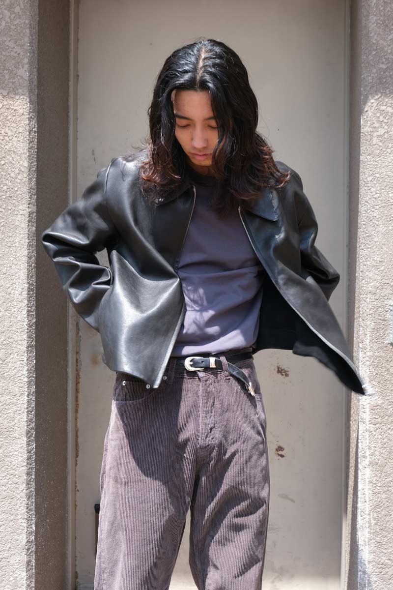 S17 NO.285 LEATHER POCKET JACKET / BLACK [가나자와점]
