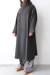 S17 NO.65 HEAVY WOOL OVERSIZED COAT / GREEN [金沢店]