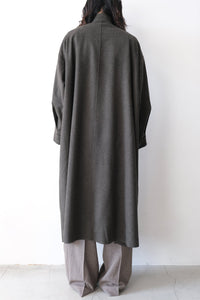 S17 NO.65 HEAVY WOOL OVERSIZED COAT / GREEN [金沢店]