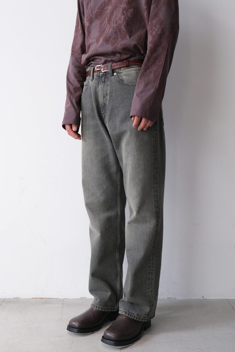 OUR LEGACY | THIRD CUT / ASH DUST CHAIN TWILL ヴィンテージ加工