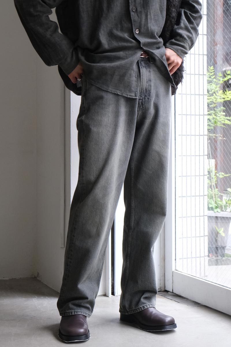 希少【Our Legacy】THIRDCUT CHAIN TWILLデニム Our Legacy - Third Cut Jeans Deep Blue Chain Twill