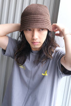 画像をギャラリービューアに読み込む, 和紙 KNIT BALLOON HAT / OLIVE BROWN