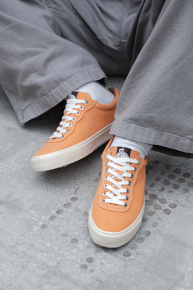 VM001-LO CANVAS / WASHED SUNSET ORANGE/WHITE
