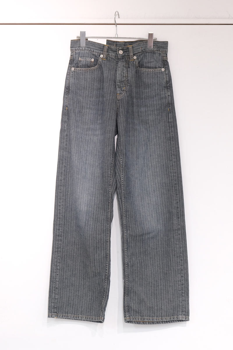 CRISS JEANS / MID BLUE HERRINGBONE