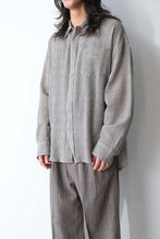 画像をギャラリービューアに読み込む, ROOM SHIRT / CRINKLED GREY CHECK