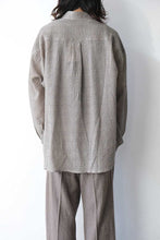 画像をギャラリービューアに読み込む, ROOM SHIRT / CRINKLED GREY CHECK