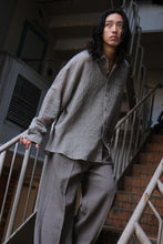 画像をギャラリービューアに読み込む, ROOM SHIRT / CRINKLED GREY CHECK