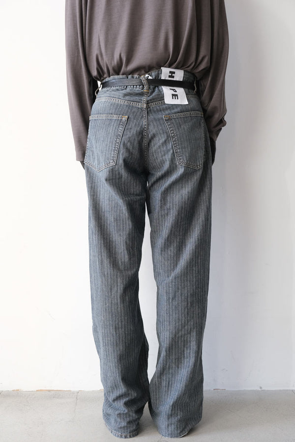 CRISS JEANS / MID BLUE HERRINGBONE