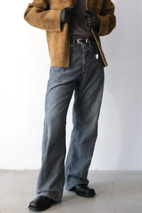 CRISS JEANS / MID BLUE HERRINGBONE