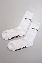 Load image into Gallery viewer, LIGHT ANGLE BUBBLE SOCKS 1-PACK / WHITE