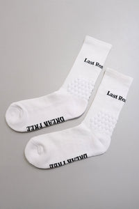 LIGHT ANGLE BUBBLE SOCKS 1-PACK / WHITE