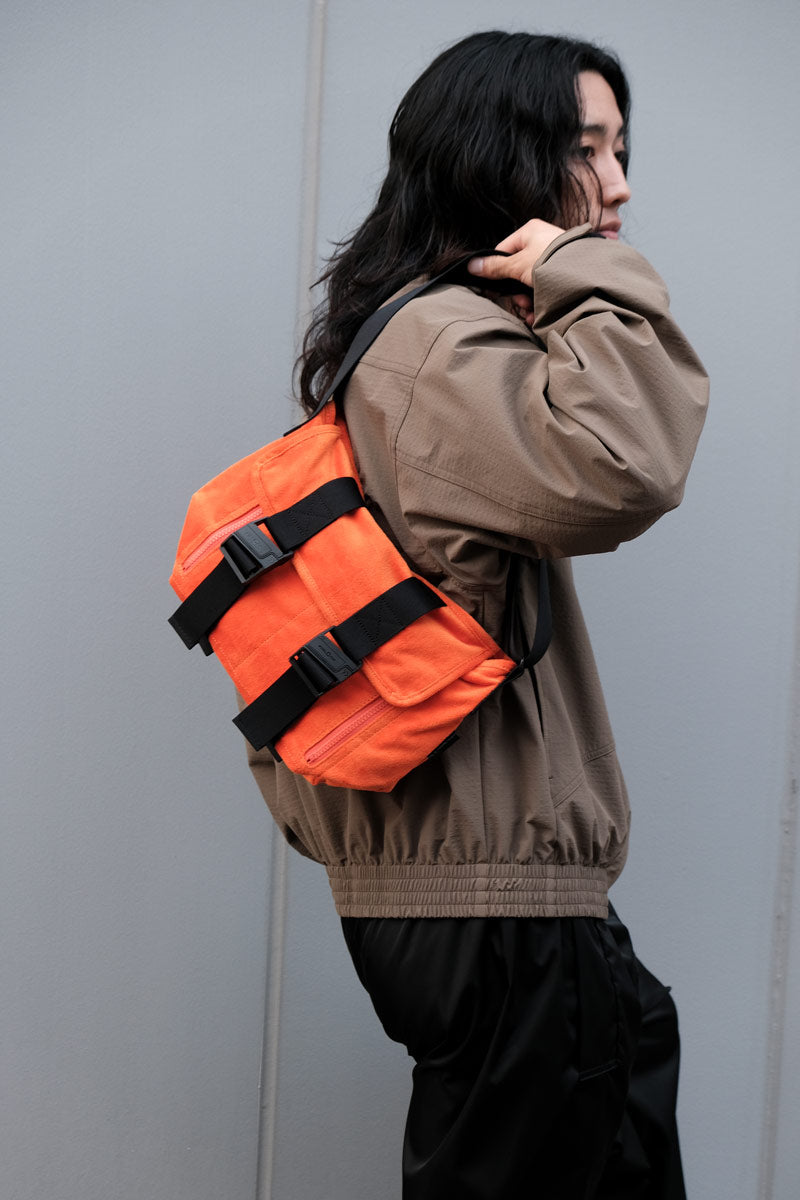 CORDUROY MESSENGER BAG(S) / ORANGE [20% 할인]