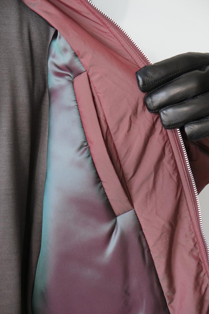 SLIGHT JACKET / SHINING CHERRY CRINKLE SOLARO