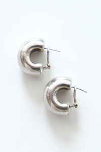 MADE IN ITALY 925 SILVER EARRINGS / SILVER