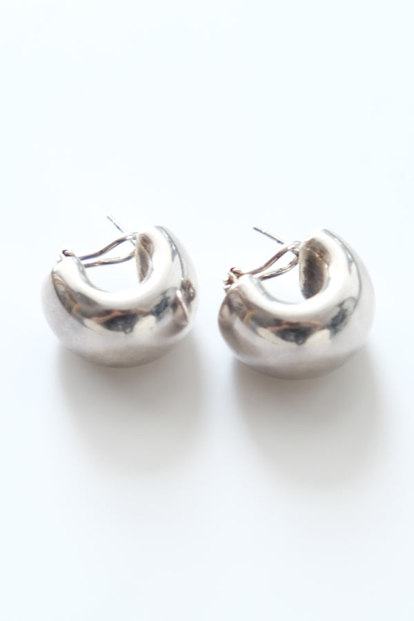 MADE IN ITALY 925 SILVER EARRINGS / SILVER