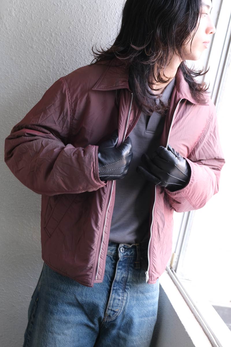 OUR LEGACY | SLIGHT JACKET / SHINING CHERRY CRINKLE SOLARO