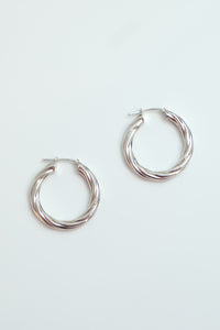 MADE IN ITALY 925 SILVER EARRINGS / SILVER