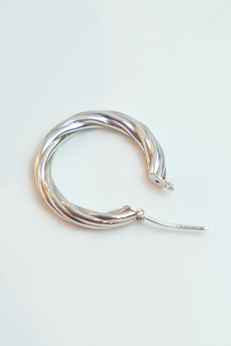 MADE IN ITALY 925 SILVER EARRINGS / SILVER