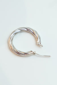 MADE IN ITALY 925 SILVER EARRINGS / SILVER