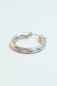MADE IN ITALY 925 SILVER EARRINGS / SILVER