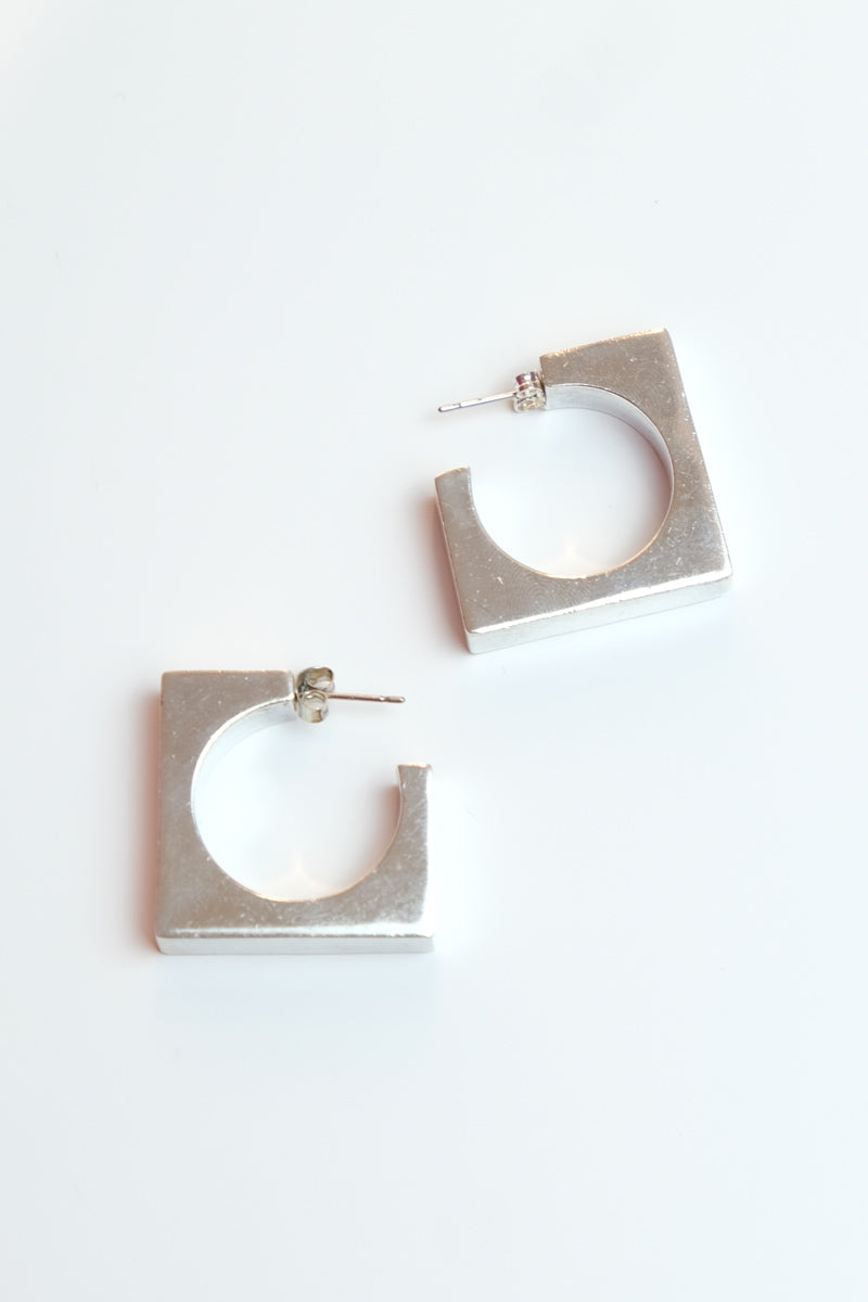 MADE IN MEXICO 925 SILVER EARRINGS / SILVER