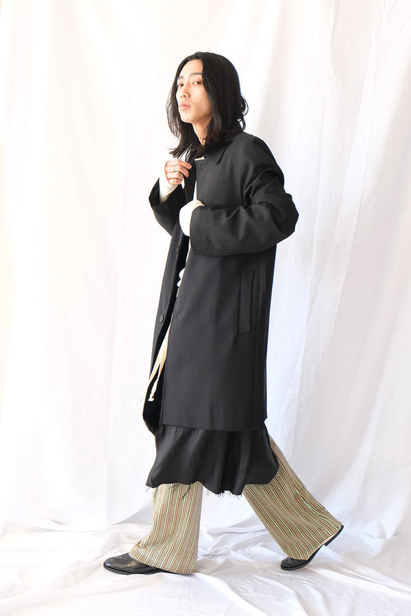 EXPLODED LINING COAT / BLACK