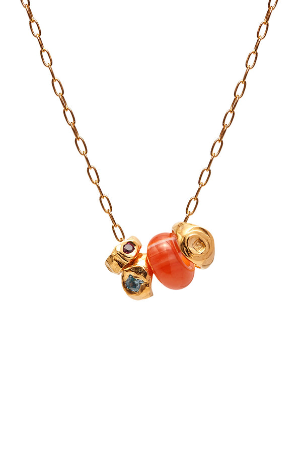 LA NIETA DE ALICIA NECKLACE / 18K GOLD PLATED BRASS