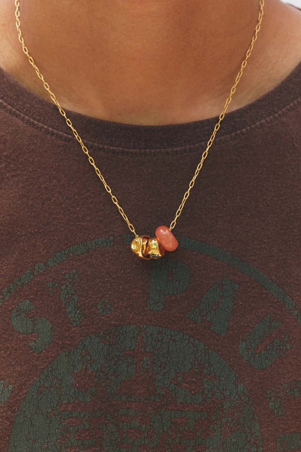 LA NIETA DE ALICIA NECKLACE / 18K GOLD PLATED BRASS