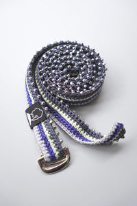 HAND CROCHET BEADED BELT / MULTI