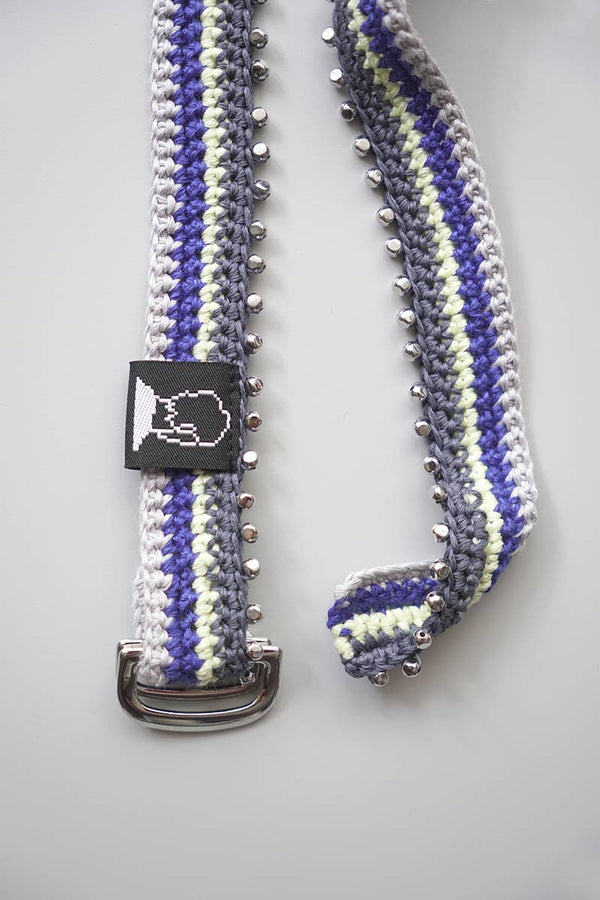 HAND CROCHET BEADED BELT / MULTI [20%OFF]