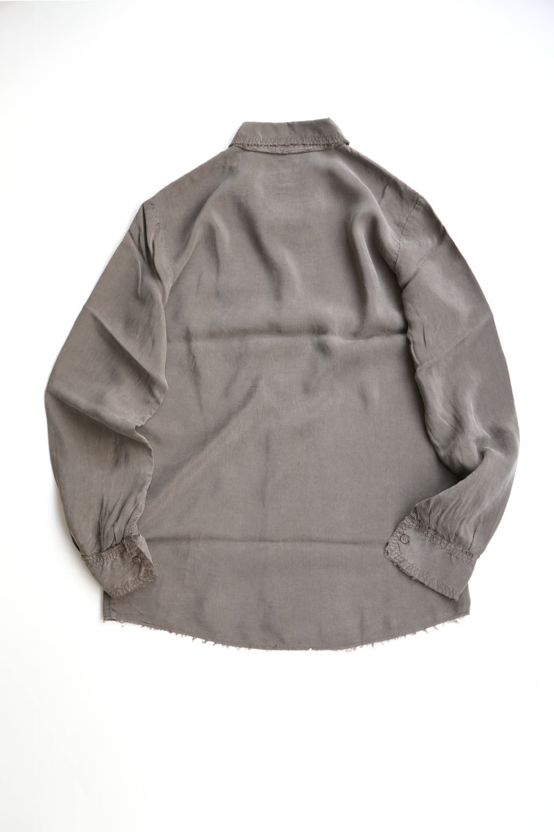 S19 NO.157 DOUBLE CUPRO POCKET SHIRT / DUST [金沢店]