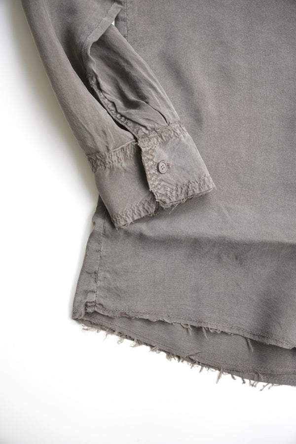 S17 NO.157 DOUBLE CUPRO POCKET SHIRT / BROWN [Kanazawa store]