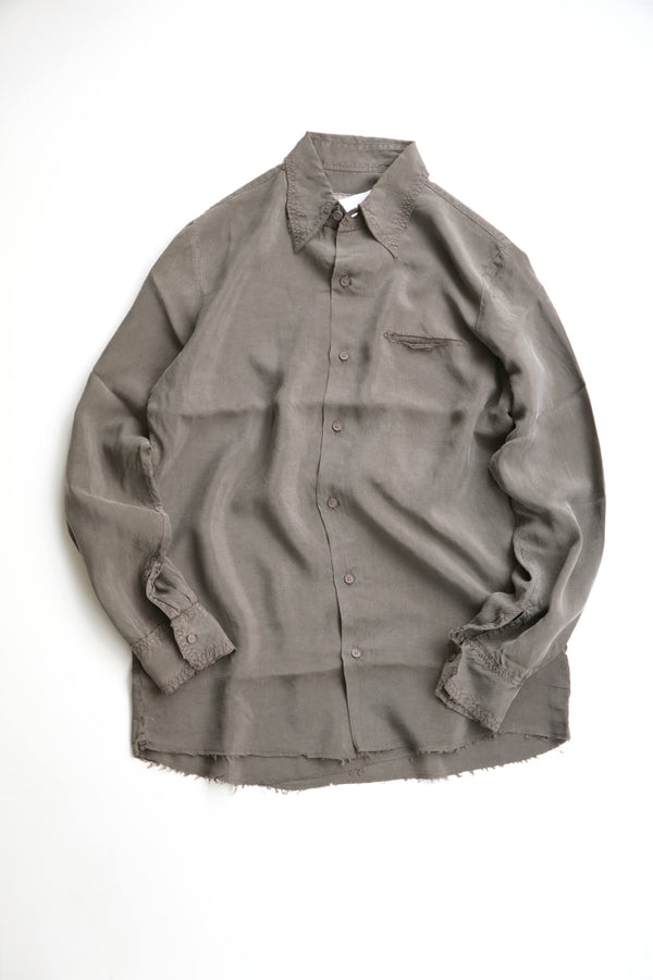 S19 NO.157 DOUBLE CUPRO POCKET SHIRT / DUST [金沢店]