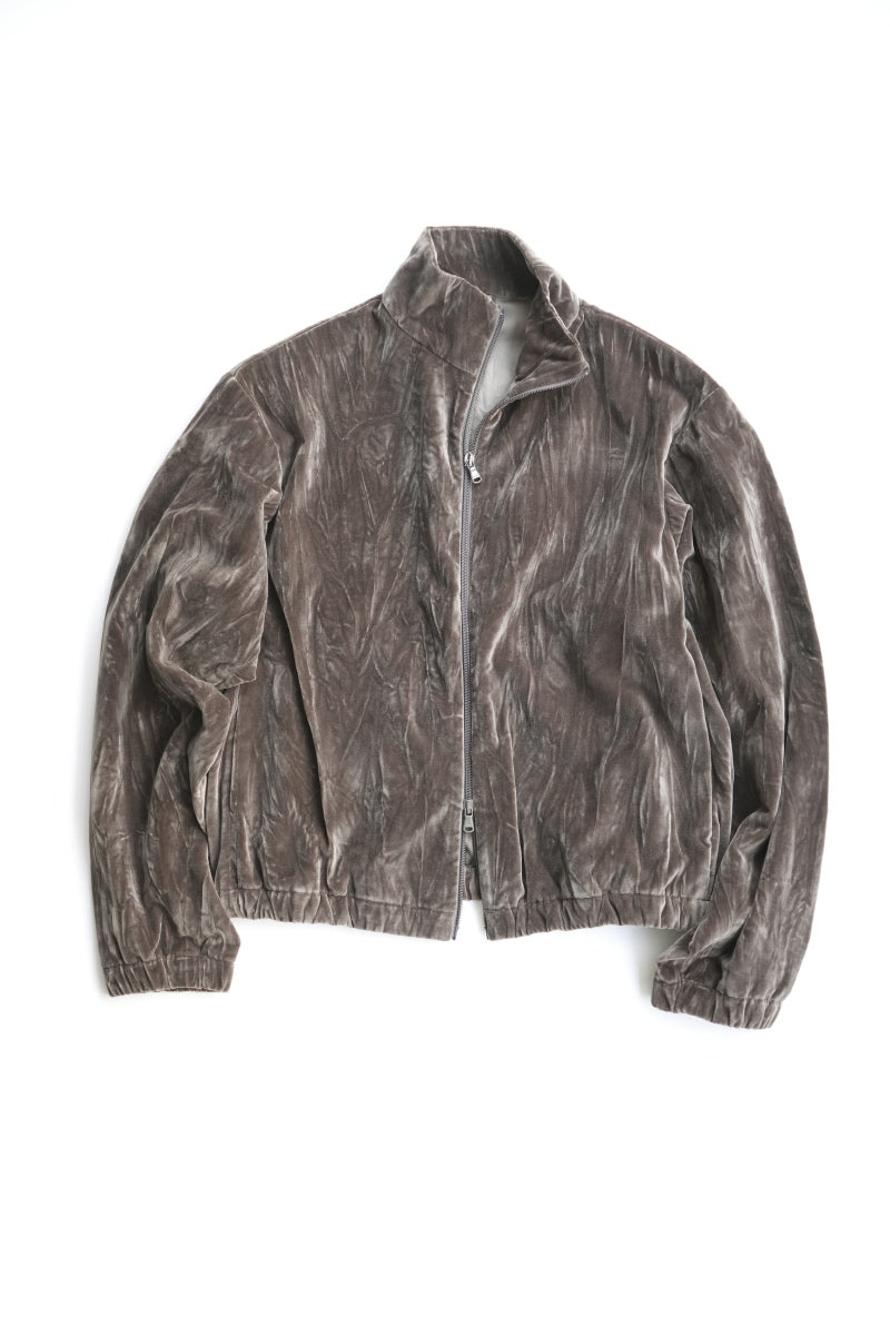 S18 NO.216 POPLIN HOODED ZIPPER JACKET / BROWN/BLACK [가나자와점]