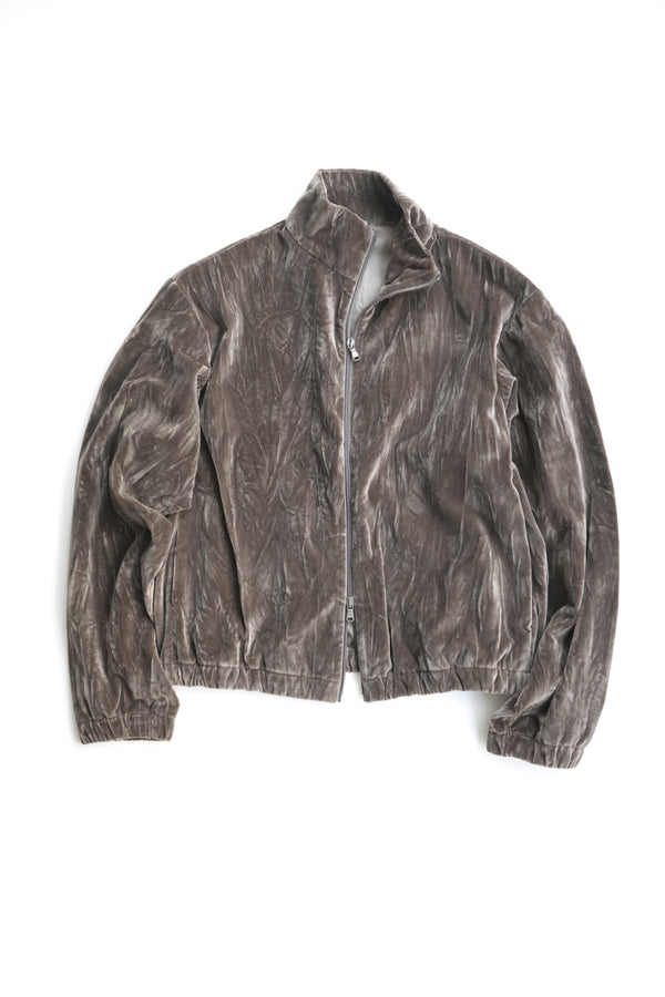 S19 NO.261 COTTON VELVET ZIPPER JACKET / DUST [金沢店]