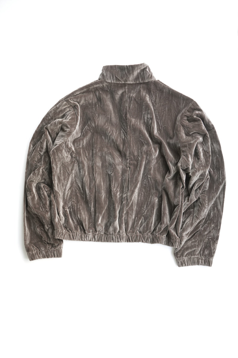 S18 NO.216 POPLIN HOODED ZIPPER JACKET / BROWN/BLACK [가나자와점]