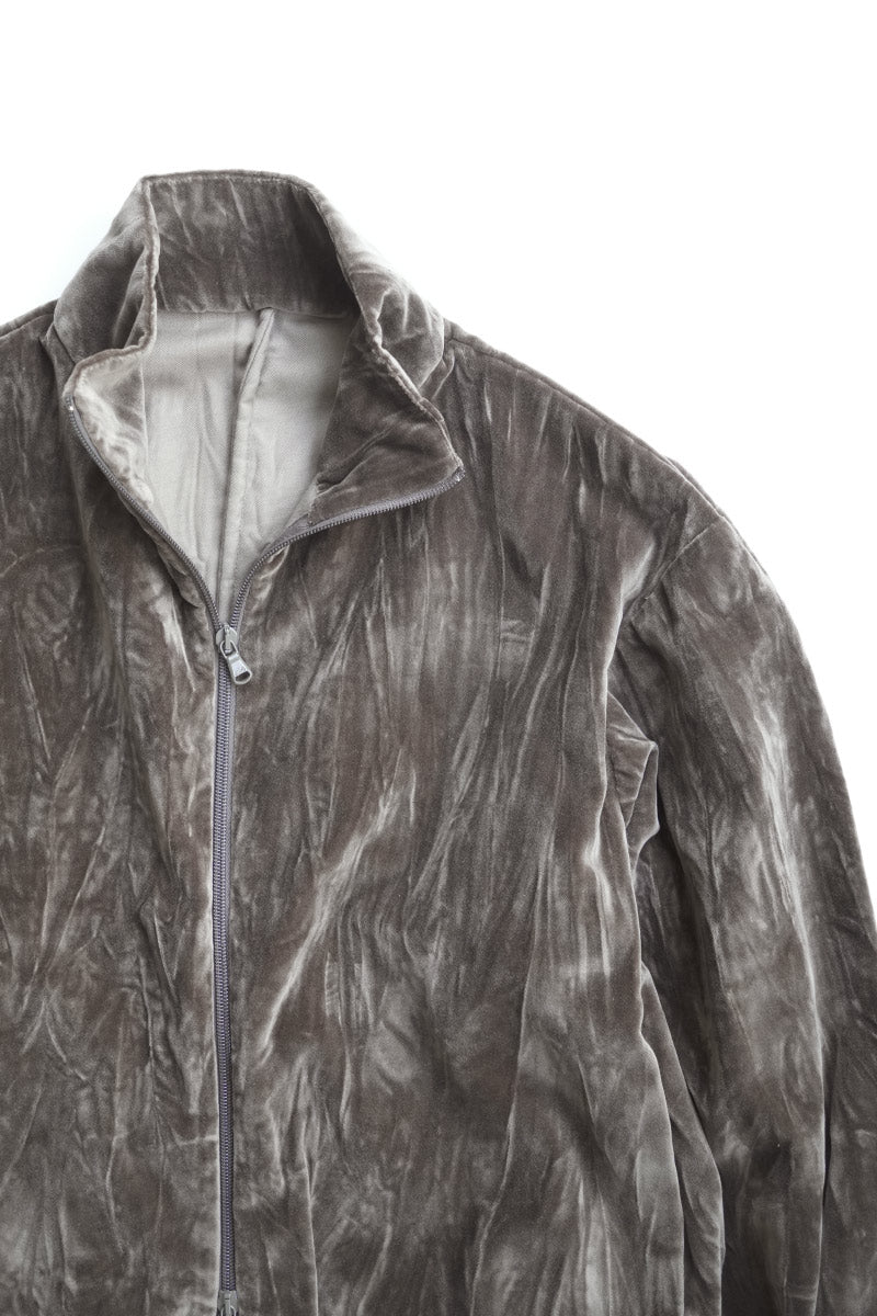S18 NO.216 POPLIN HOODED ZIPPER JACKET / BROWN/BLACK [가나자와점]