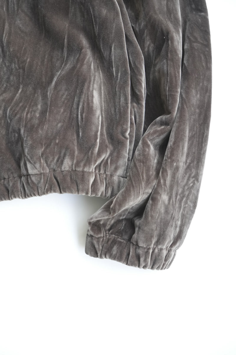 S18 NO.216 POPLIN HOODED ZIPPER JACKET / BROWN/BLACK [가나자와점]