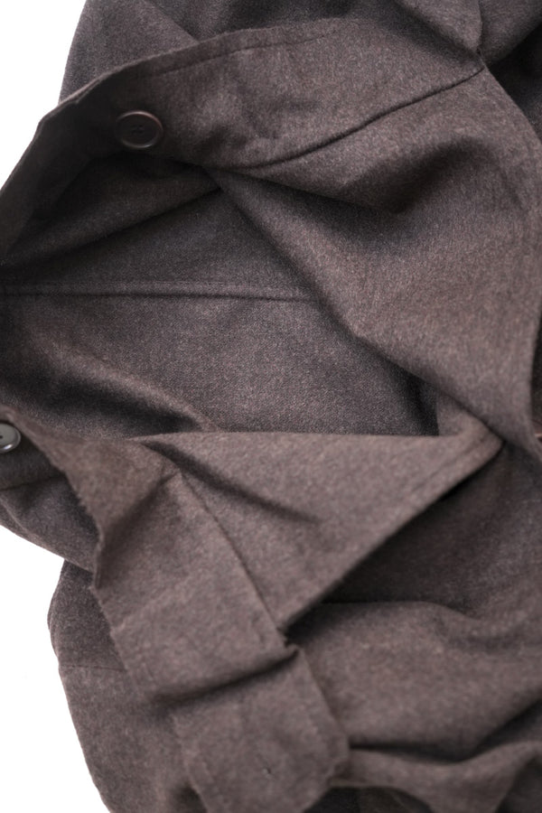 S17 NO.65 HEAVY WOOL OVERSIZED COAT / GREEN [Kanazawa store]