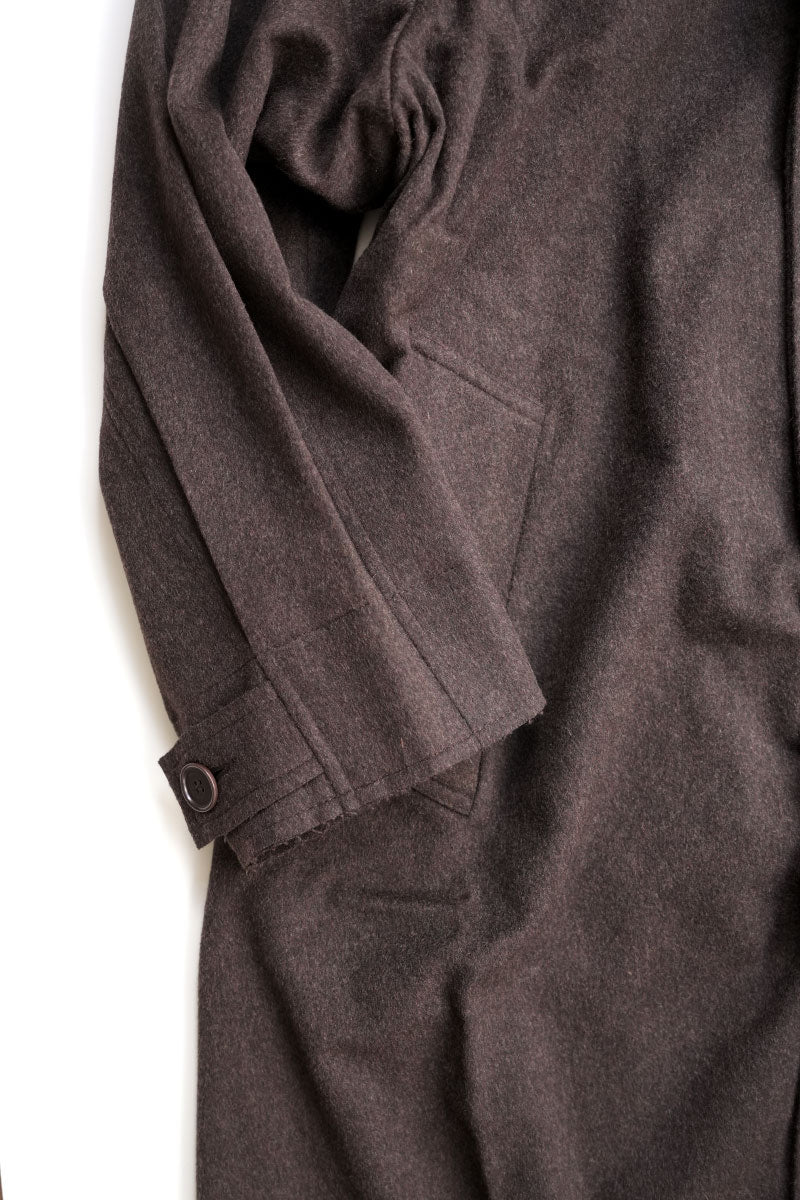 S17 NO.65 HEAVY WOOL OVERSIZED COAT / GREEN [Kanazawa store]