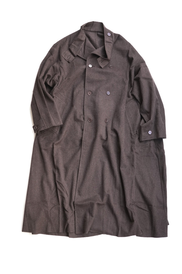S19 NO.65 HEAVY WOOL OVERSIZED COAT / BROWN [金沢店]