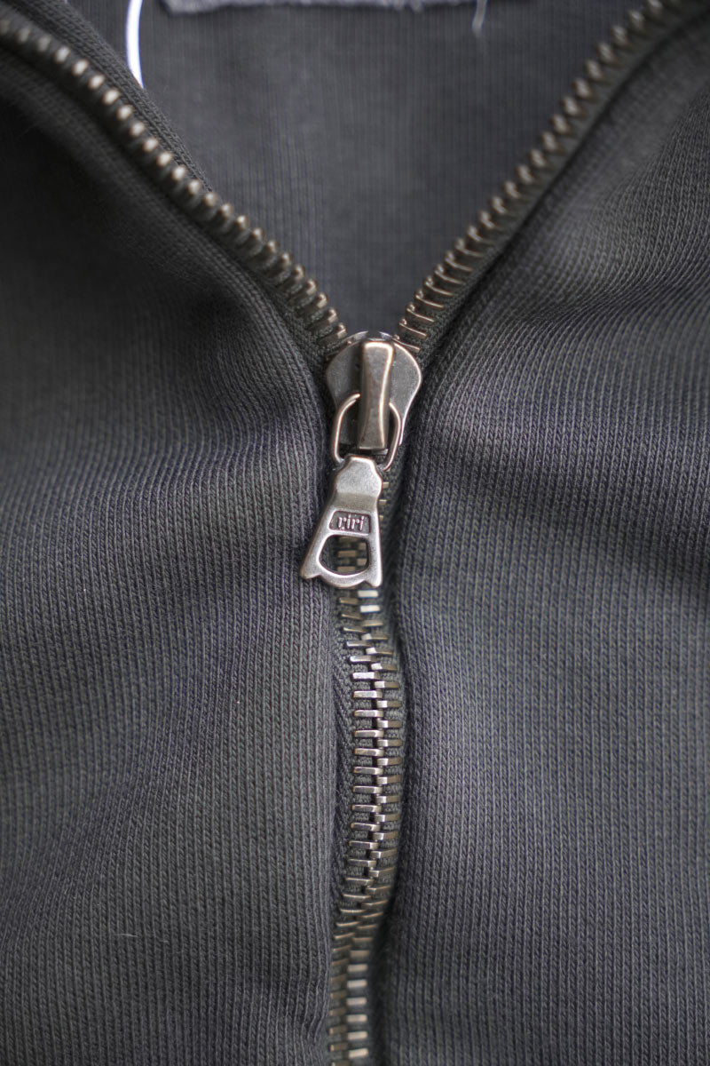 S18 NO.216 POPLIN HOODED ZIPPER JACKET / BROWN/BLACK [가나자와점]